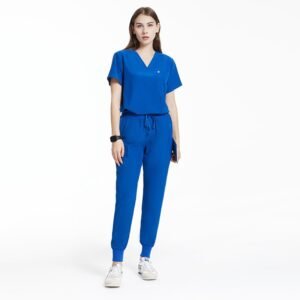 Royal Blue Scrub Set